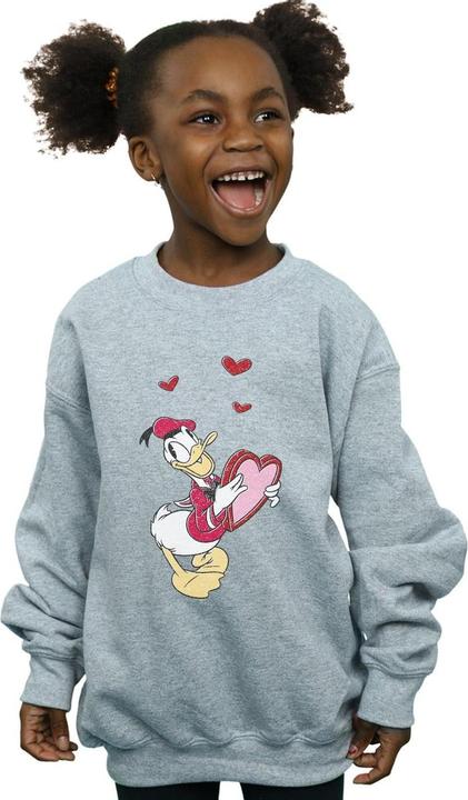Image du produit Disney - Sweat DONALD DUCK LOVE HEART - Fille (128)