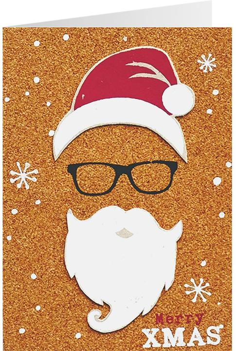 Produktbild Sheepworld Weihnachtskarte Kork Nikolaus 11 x 16 cm (1 Stk.)