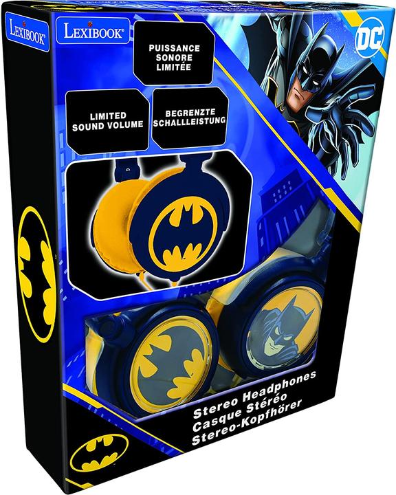 Image du produit Lexibook Batman - Casque stéréo sécurisé pour enfants (HP015BAT)