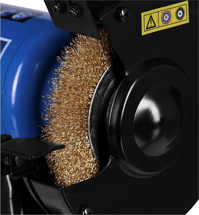 Image du produit Scheppach SM150LB Ponceuse double avec brosse - 230-240V 50Hz 400W - 150mm (Meuleuse d'établi, 400 W)