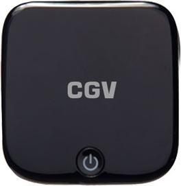 Actual product image CGV My BT RT, Bluetooth, 3.0+HS, A2DP, AVRCP, Black, Lithium, 350 mAh (Transmitter & Receiver)