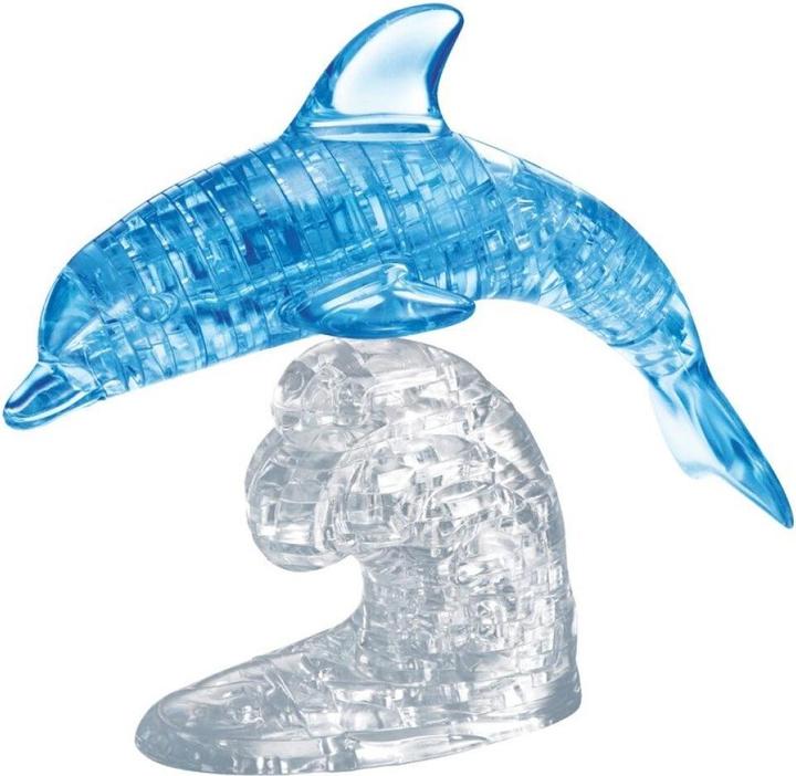 Actual product image HCM Kinzel 3D Crystal Puzzle - Dolphin (100 pieces)