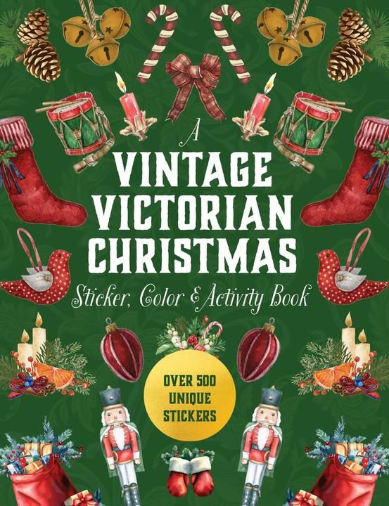 Produktbild A Vintage Victorian Christmas Sticker, Color & Activity Book
