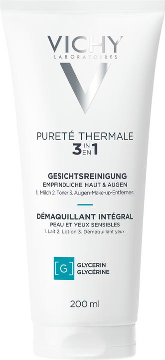 Vichy Pureté Thermale 3in1 Gesichtsreinigung (Reinigungsmilch, Make-Up Entferner, 200 ml)