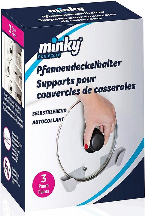 Productafbeelding Dekselhouder grijs set van 3 (Plastic)