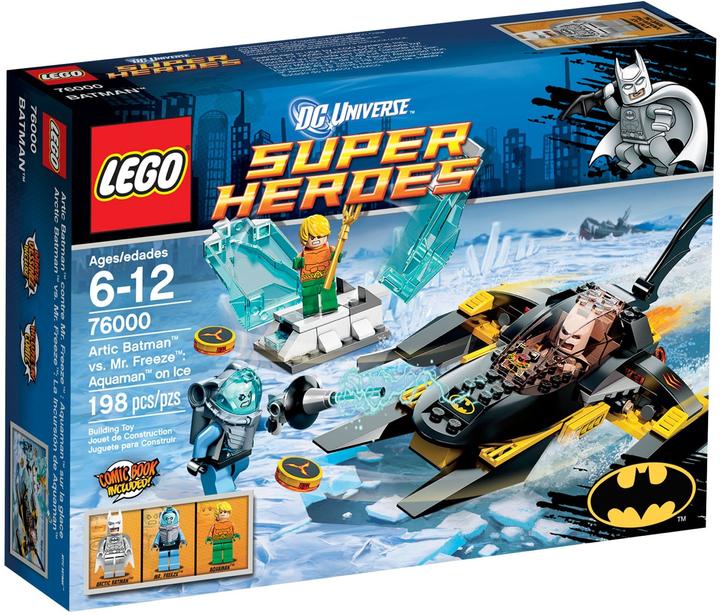 Image du produit LEGO DC Super Heroes Batman arctique vs. Mr. Freeze Aquaman sur la glace (76000, LEGO Super Mario)