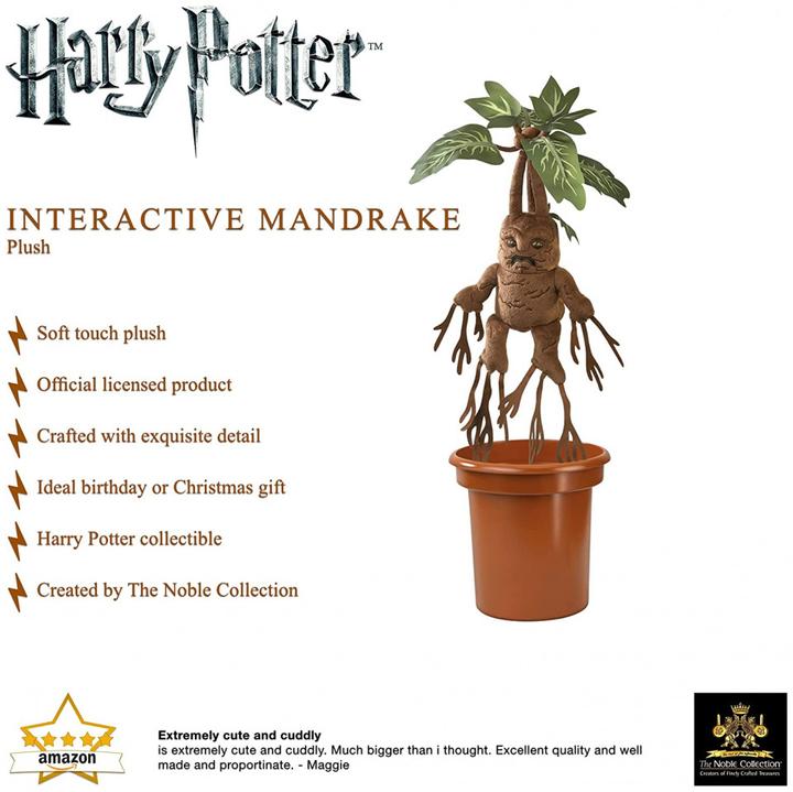 Actual product image Noble Collection Harry Potter: Remote-controlled Mandrake
