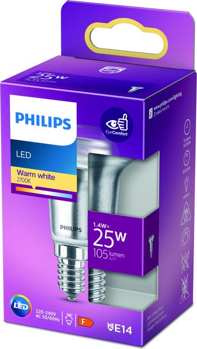Image du produit Philips Lampe (E14, 1.40 W, 105 lm, 1 x, F)