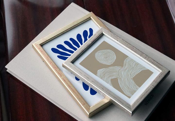 Actual product image Nielsen Frame Zoom wood 21x29,7cm silver (21 x 29.7 cm)