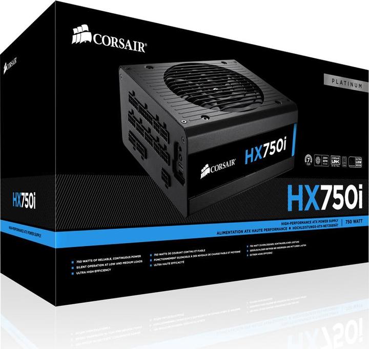 Actual product image Corsair HX750i (750 W)