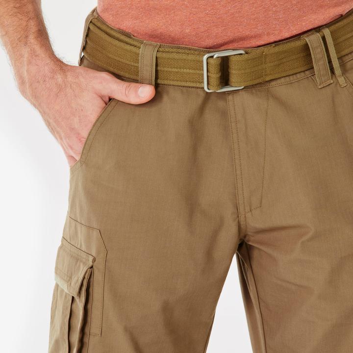 Immagine prodotto Forclaz Zip-Off-Hose Cargohose Herren Trekking Backpacking - Travel 500 braun (40)