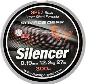 Produktbild Savage Gear SG HD8 Silencer Braid 300m 0.28mm 38bs 17kg Green (17 kg)