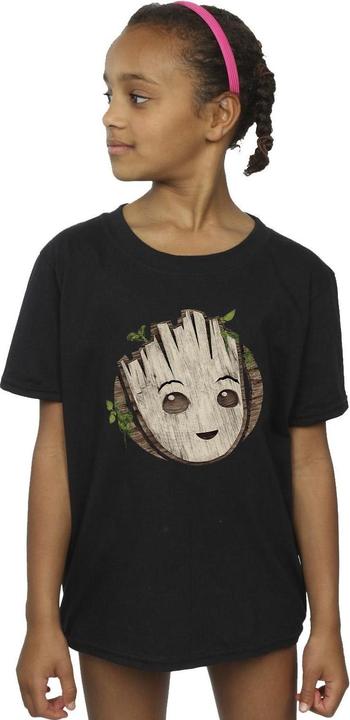 Immagine prodotto I Am Groot Wooden Head Maglietta Ragazze (128)