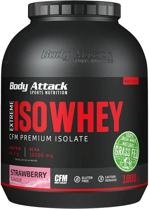Produktbild Body Attack Extreme Iso Whey Professional (Erdbeer, 1 Stk., 1800 g)
