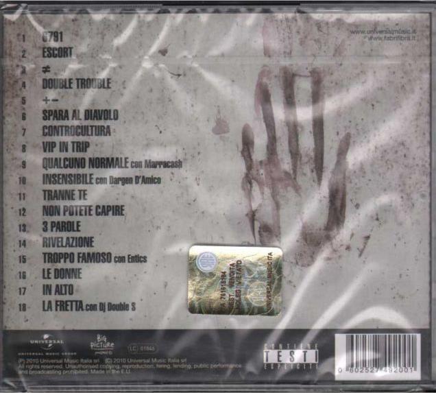 Actual product image Fabri Fibra - Controcultura, CD (Fabri Fibra, 2010)