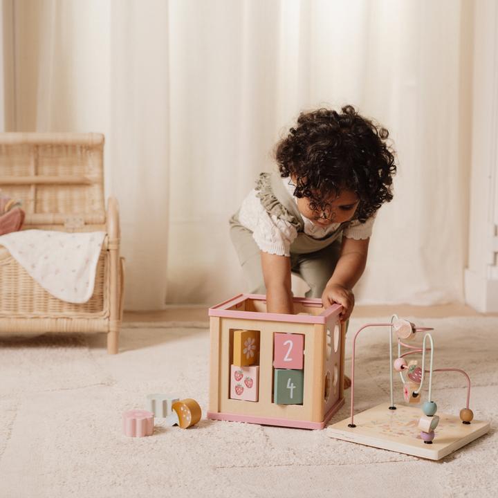 Produktbild Little Dutch Aktivitätenwürfel Fairy Garden mit Motorikschleife