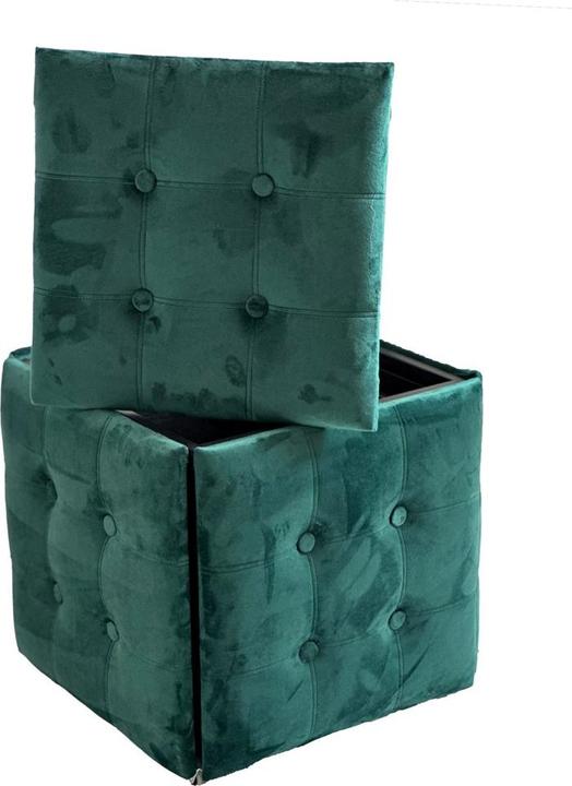 Image du produit Go Gift Puff-Transformer 5in1 - 5 tabourets en 1 pouf bouteille velours vert