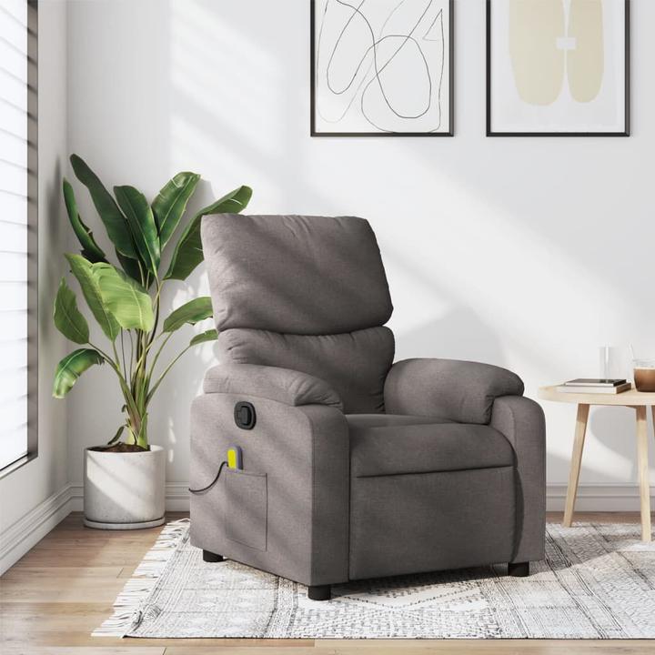 Produktbild VidaXL Massagesessel Taupe Stoff,Farbe: Taupe,Material: Stoff (100