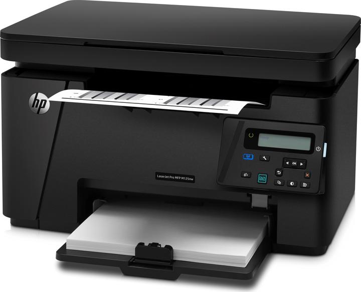 Produktbild HP LaserJet Pro MFP M125nw - Multifunktionsdrucker - s/w - Laser - 216 x 297 mm (Or (Laser)