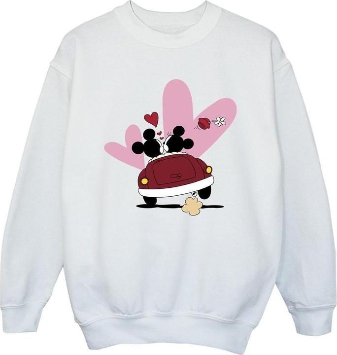 Disney Mickey Mouse Car Print Sweatshirt Mädchen