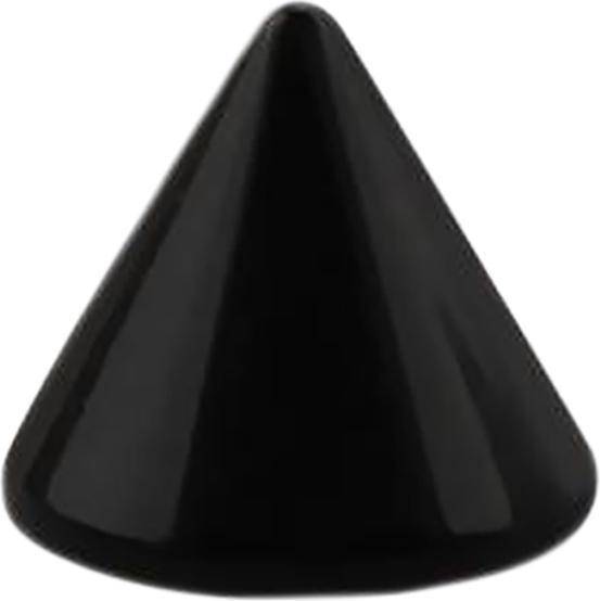 Actual product image Star Piercing Cone black (without brass, Acrylic)