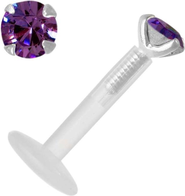 Produktbild Bijouteria Piercing (Bioplast, Silber 925, Premium Kristall)