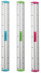 Actual product image Keyroad Ruler with measure clip-holder, 30 cm, packed in display, mixed colours (300 mm)