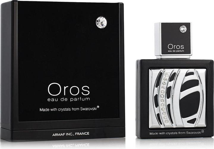 Armaf Oros Eau De Parfum Spray für Männer mit Swarovski Elements Woody Spicy 2.9 Fl Oz (Eau de Parfum, 85 ml)
