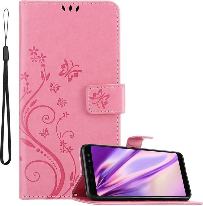 Actual product image Cadorabo Flower Book cover (Samsung Galaxy A8 (2018))