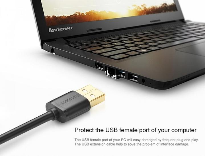 Image du produit Ugreen USB A — USB A (2 m, USB 2.0)