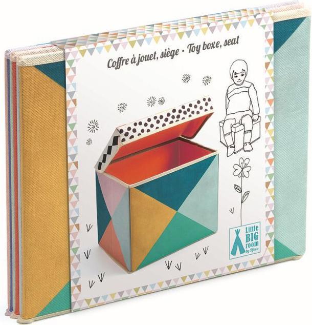 Actual product image Djeco Storage Box Geometric
