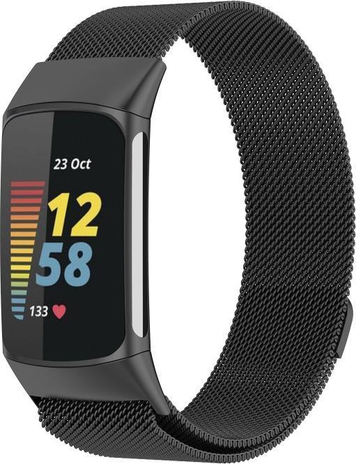 Actual product image Cover-Discount Milanese bracelet (Stainless steel, Fitbit Charge 5)