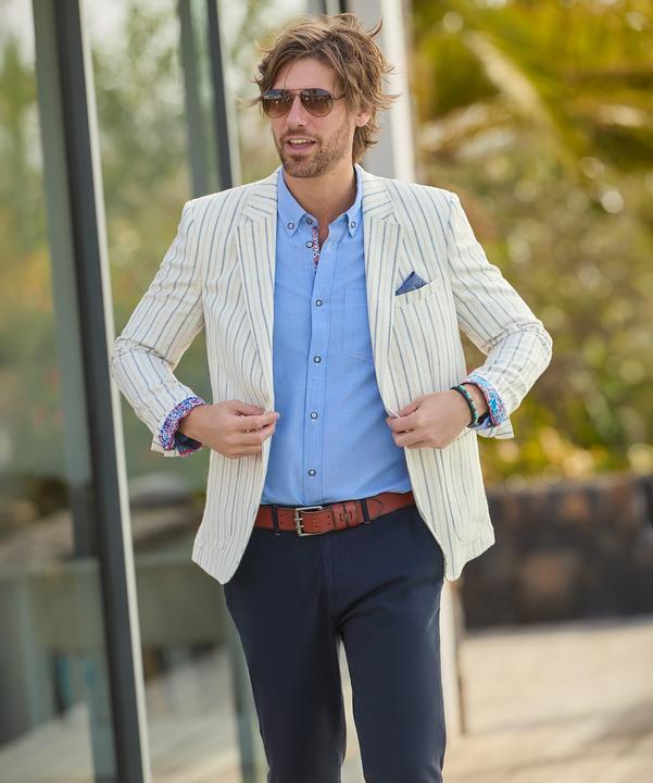 Produktbild Joe Browns Striped Linen Blend Suit Waistcoat (46)
