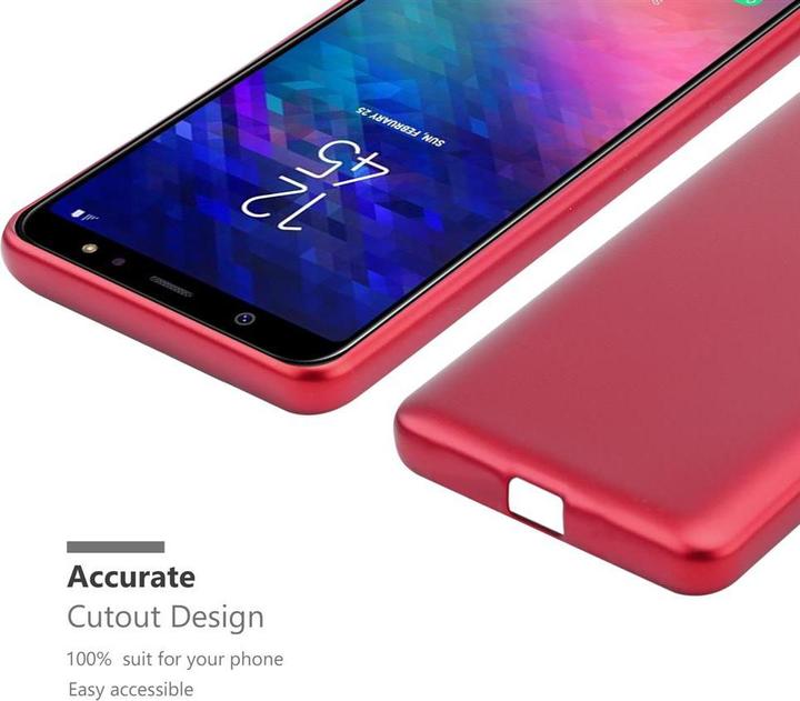 Actual product image Cadorabo Bumper TPU Matt Metallic (Samsung Galaxy A6+)