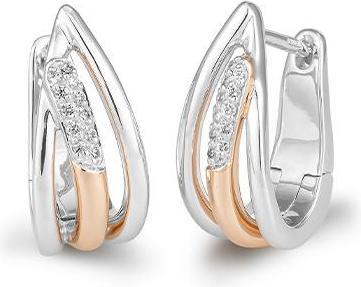 Image du produit Breuning BIJOUX DE L'OREILLE - BRILLE. 0,12 Ct. H/si (585, - Or)
