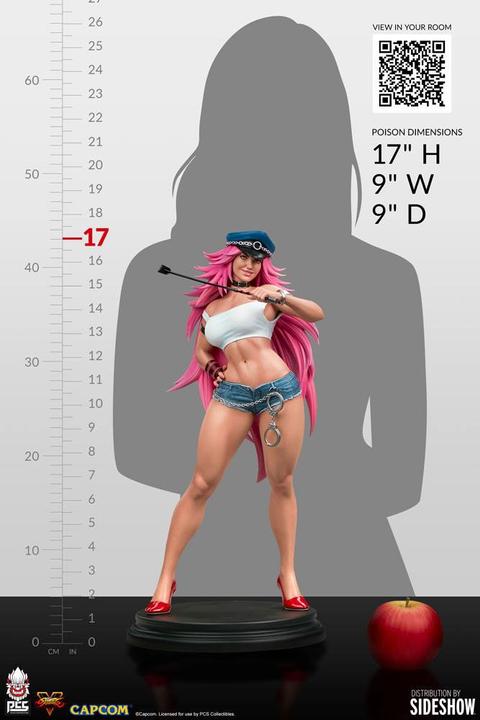 Actual product image PCS Street Fighter statuette 1/4 Poison 43 cm