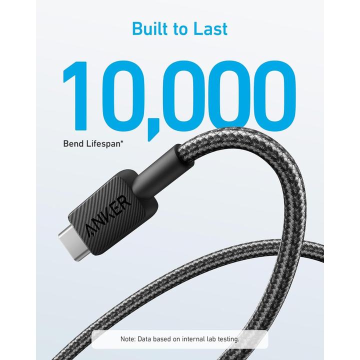 Actual product image Anker USB A - USB Type C (0.90 m, USB 2.0)