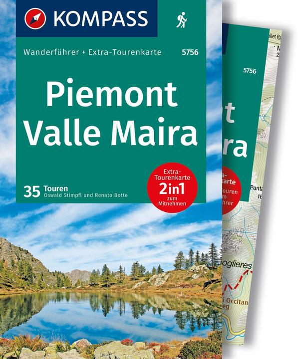 Immagine prodotto Guida escursionistica Piemonte, Valle Maira, 35 tour con mappa aggiuntiva