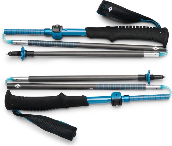 Image du produit Black Diamond Trekkingst?cke Distance Carbon FLZ (anthrazit/blau, 1 Paar, 125-140 cm) (125 - 140 cm)