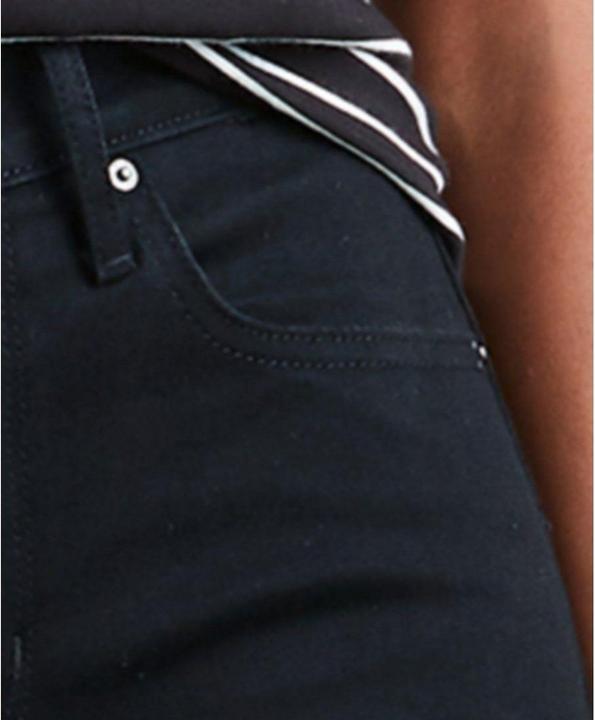 Actual product image Levis 724 Jeans High Rise Straight soft black (W28/L32)