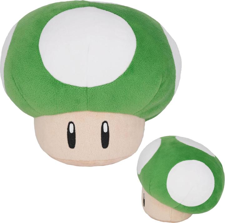 Produktbild Nintendo Super Mario - Pilz 1UP (16 cm) - Plüschtier