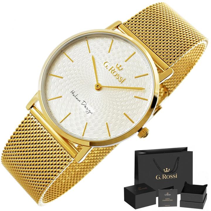 Actual product image Gino Rossi WOMEN'S WATCH - 8709B2 (zg775b) BOX universal watch (39 mm)