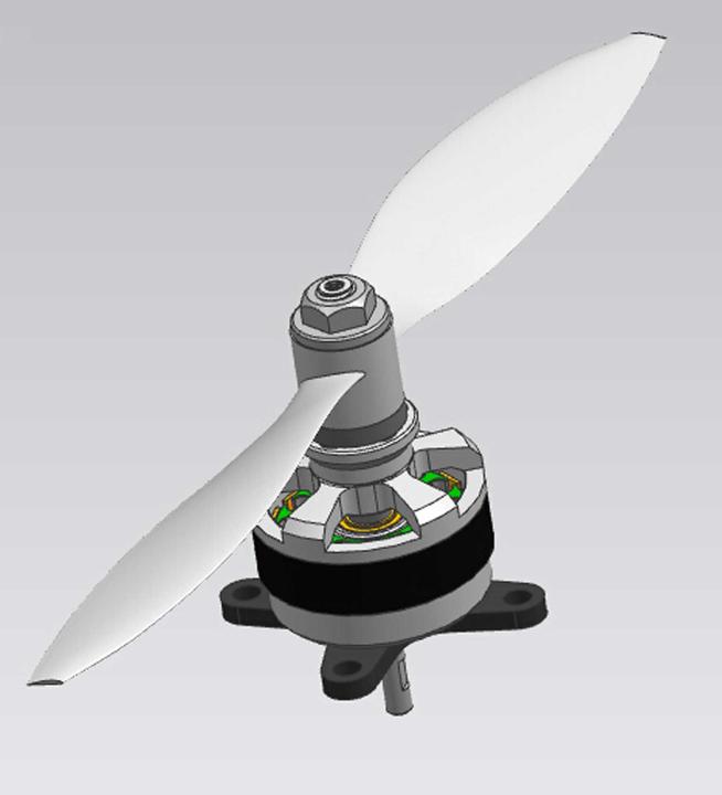 Actual product image Planet-Hobby JOKER 2822-18 V3 1800 KV BRUSHLESS MOTOR