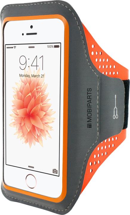 Produktbild Mobiparts Comfort Fit Sport Armband Apple iPhone 5/5S/SE Neon Orange