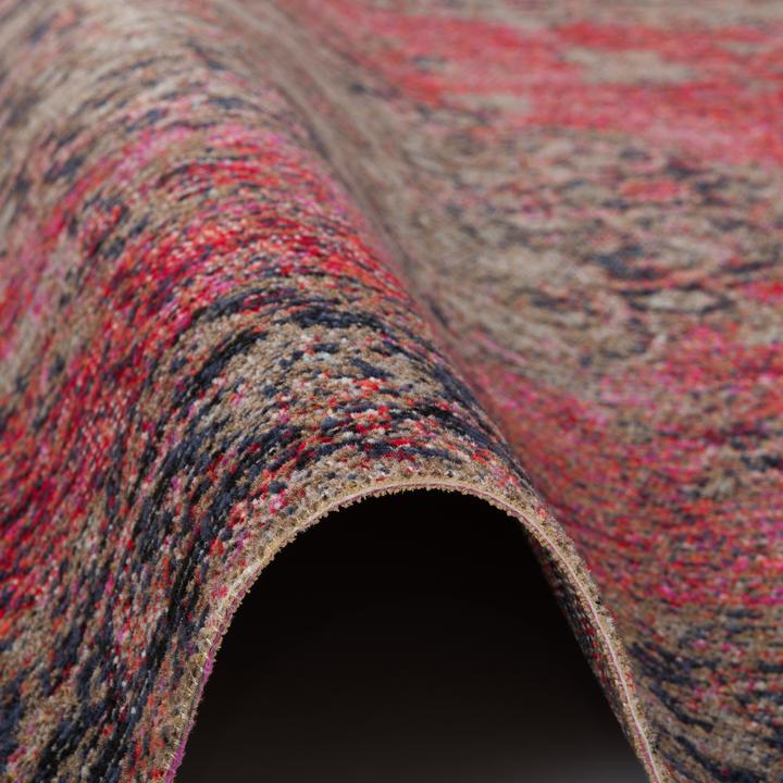 Actual product image Pergamon Kurzflor Designer Teppich Modern Vintage Orient Muster (140 x 200 cm)