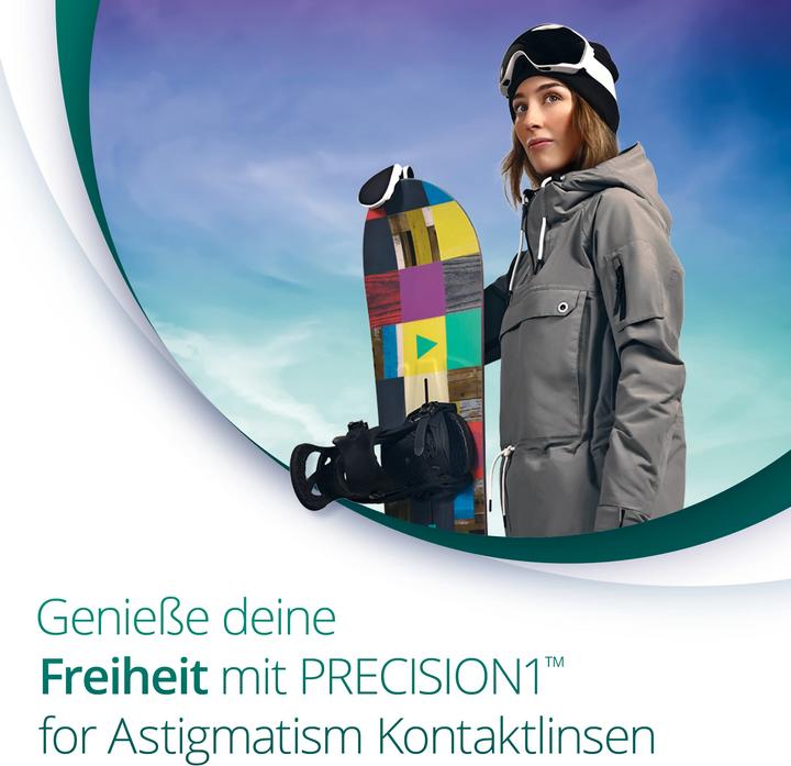 Immagine prodotto Precision1 Precisione 1 per l'astigmatismo (60 Pezzo/i, Lente quotidiana, Torico)