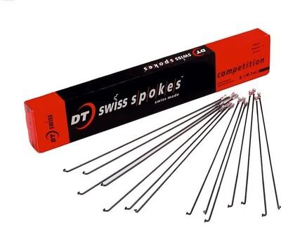 Actual product image DT Swiss Competion spokes black 276mm 2,0/1.8mm 1 pcs