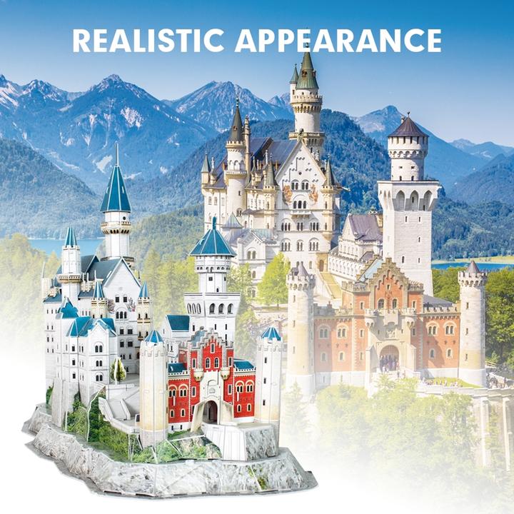 Actual product image Cubicfun 3D Puzzle Schloss Neuschwanstein 121 Teile (121 pieces)