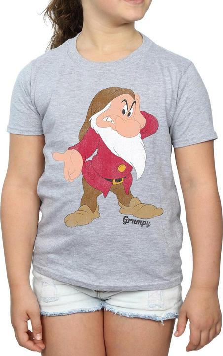 Immagine prodotto Disney Snow White And The Seven Dwarves Classic Grumpy Maglietta Ragazze (140, 146)