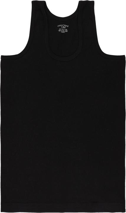 Immagine prodotto Normani Maglia intima 4 pezzi da uomo a costine sottili nera (4XL)